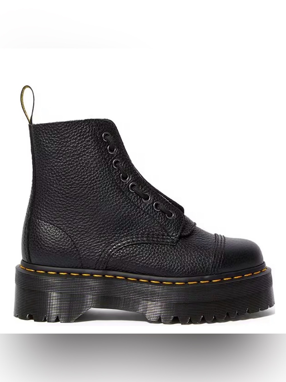 Dr. Martens Women's Sinclair Platform Combat Boots - Milled Napa Leather, Size 7